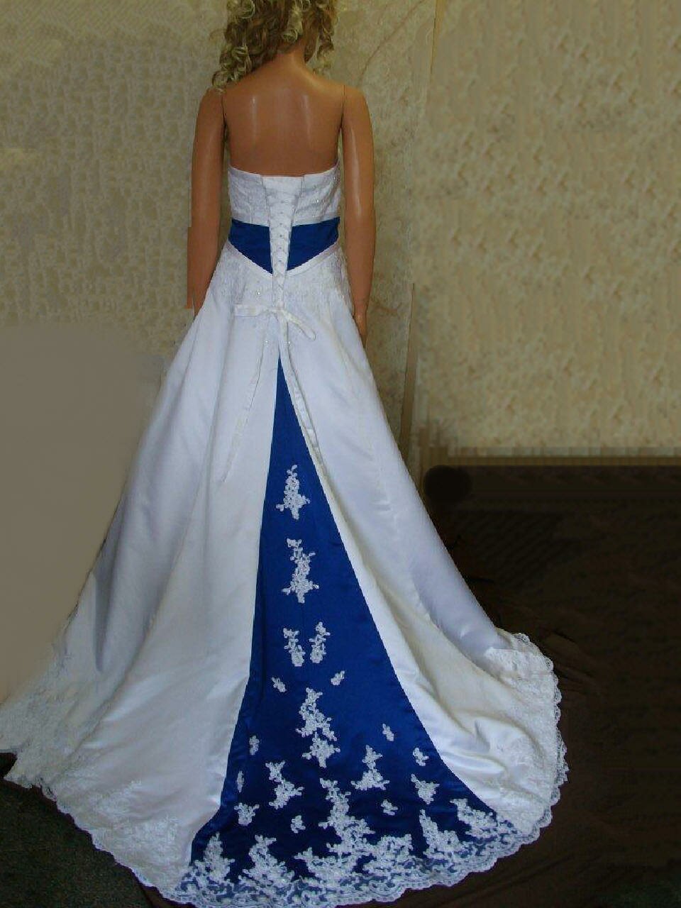 A blue wedding dresses Photo - 2
