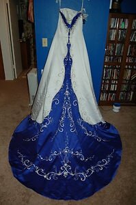 Alfred angelo blue wedding dresses Photo - 5