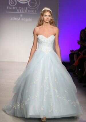 Alfred angelo blue wedding dresses Photo - 7