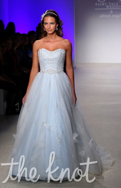 Alfred angelo blue wedding dresses Photo - 8