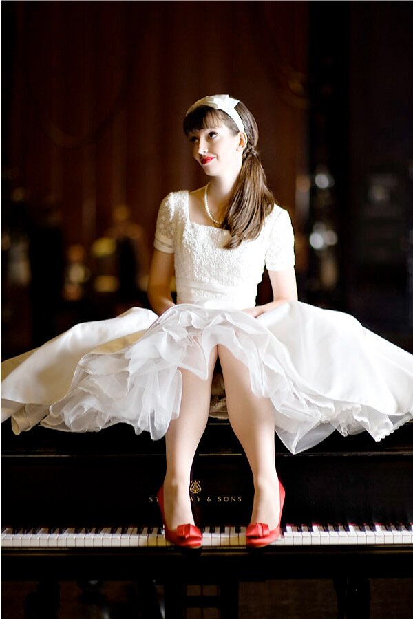 Audrey Hepburn inspired wedding dresses Photo - 3