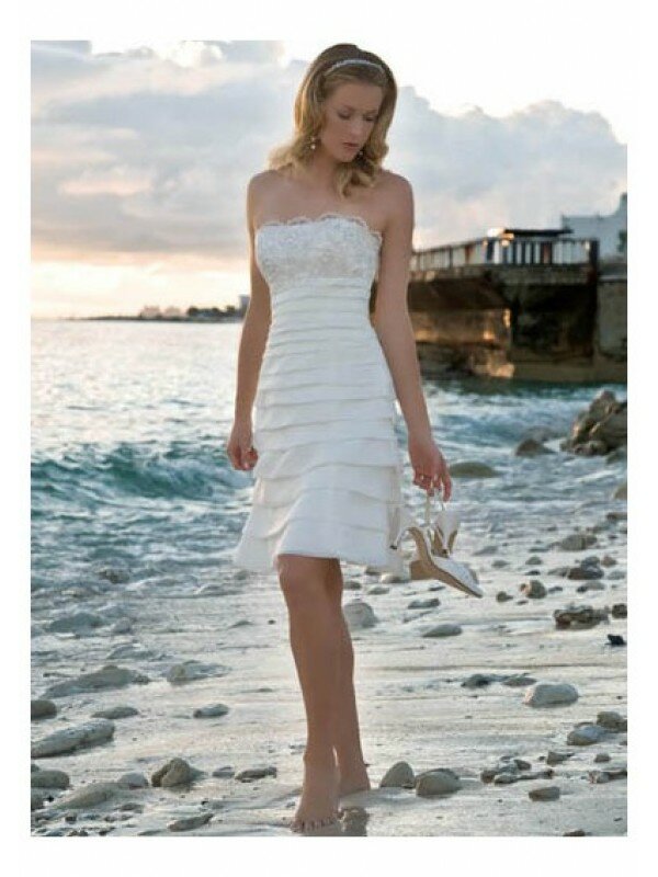 Beach short wedding dresses Photo - 8