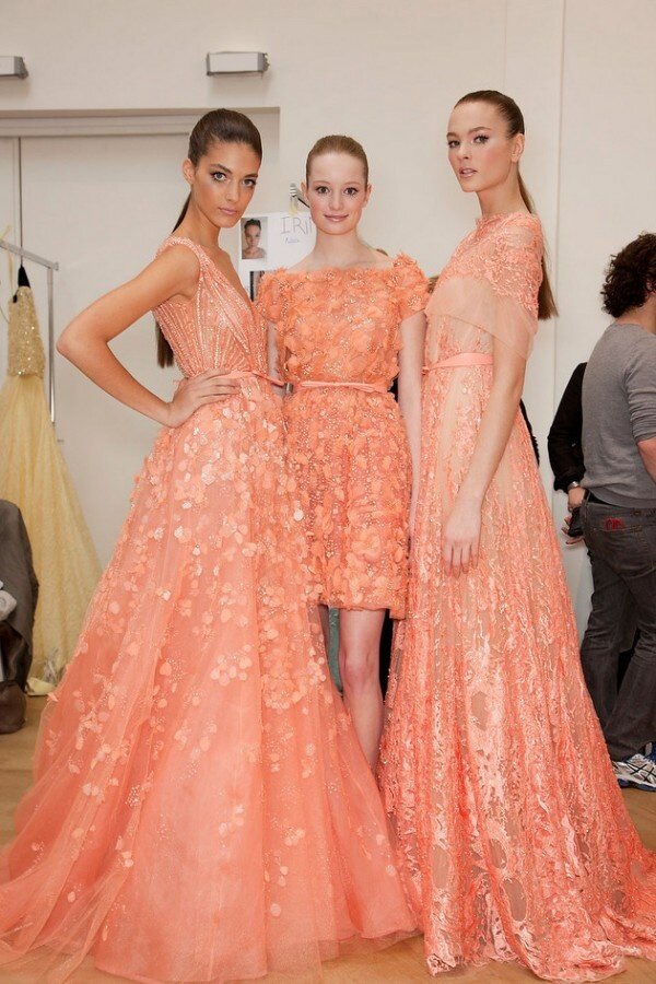 Coral dresses for weddings Photo - 2