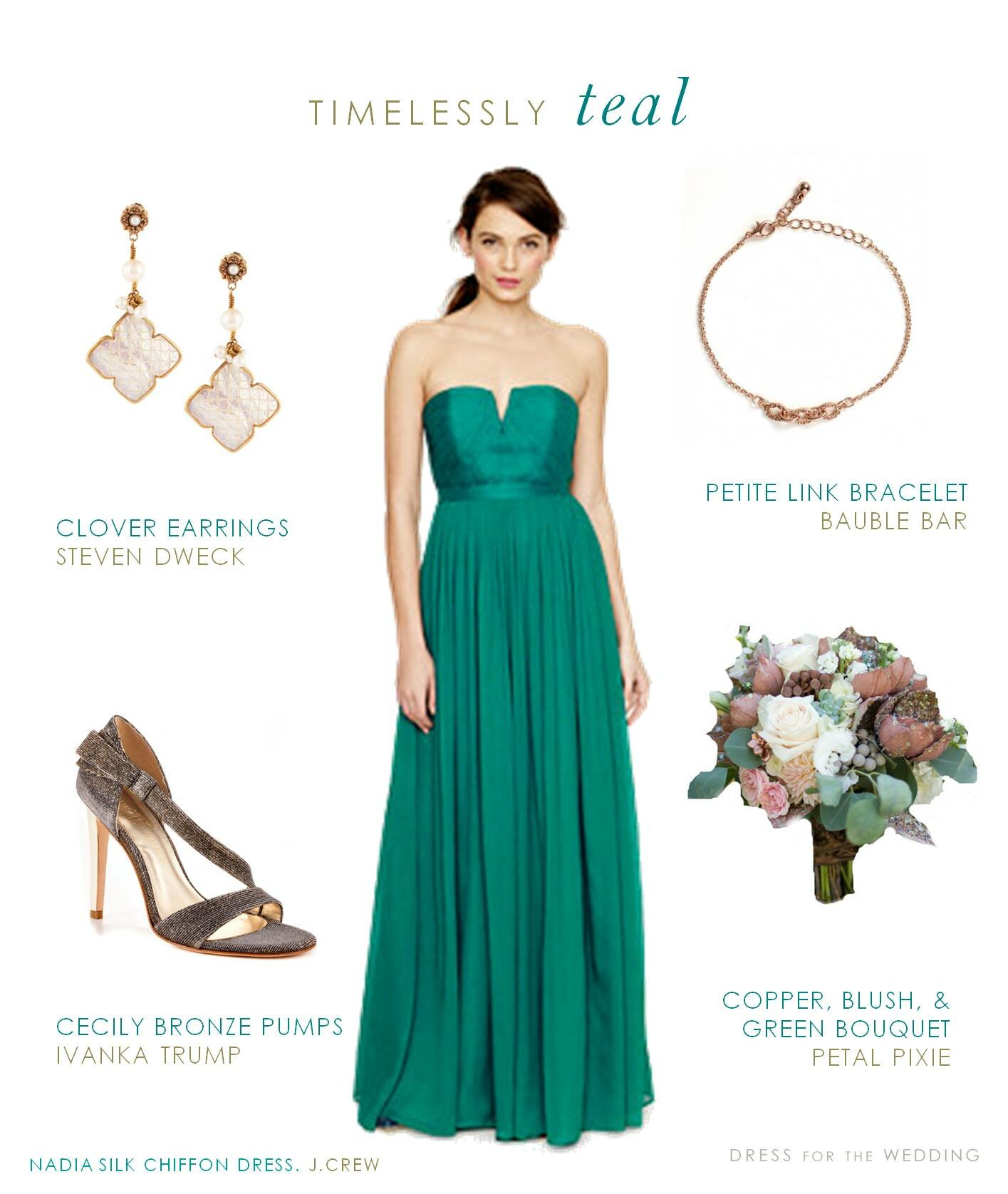 Teal dresses for wedding Photo - 8