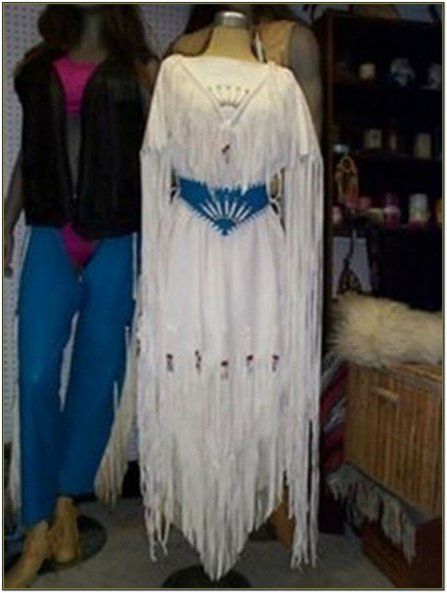 native american wedding dress