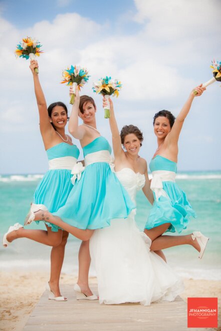 Turquoise dresses for weddings Photo - 7