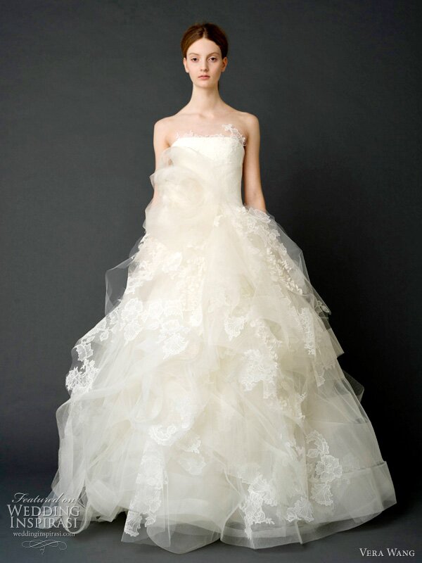 Vera Wang tulle wedding dresses Photo - 6