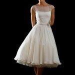 Vintage tea length wedding dresses Photo - 1