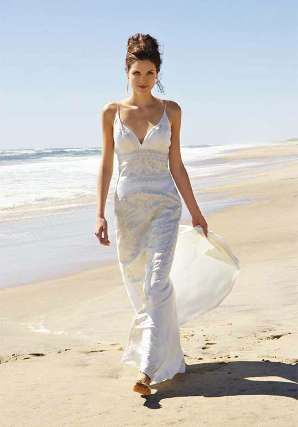 Wedding Dresses For A Beach Ceremony Pictures Ideas Guide