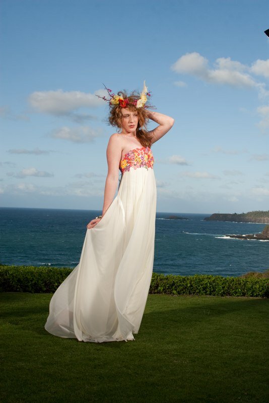 Wedding dresses for hawaiian beach wedding Photo - 7