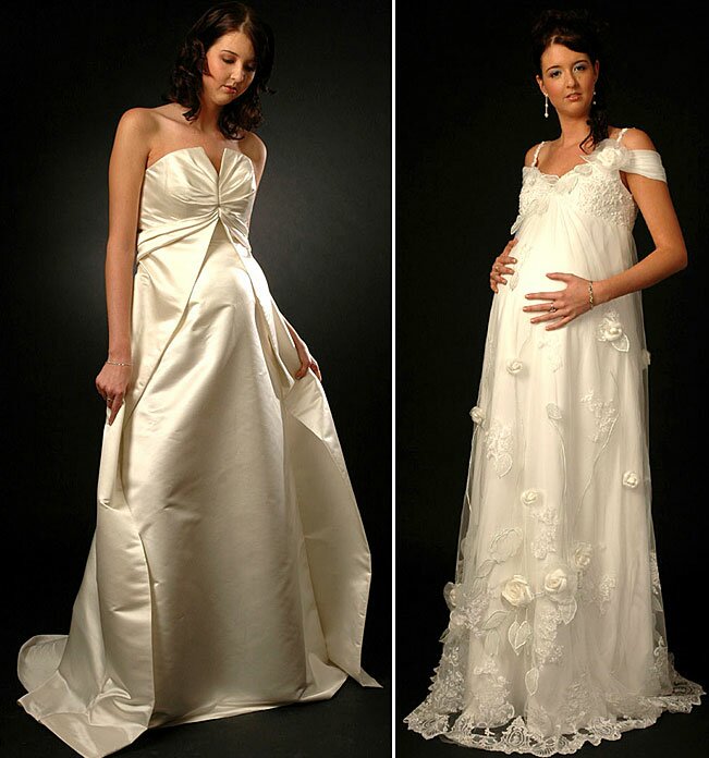 Wedding dresses for pregnant women Photo - 1