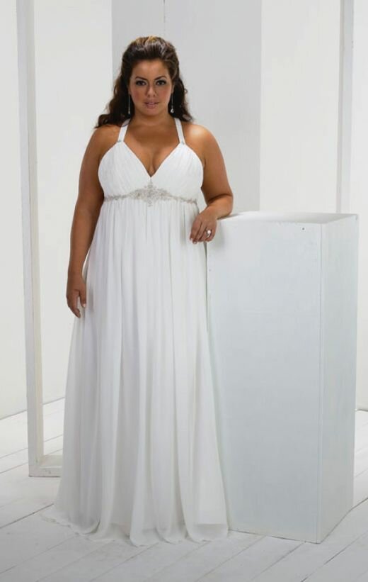 Wedding dresses plus size with sleeves Photo - 1