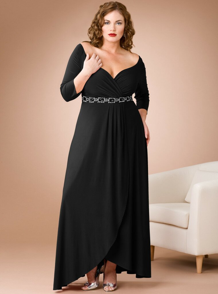 Wedding dresses plus size with sleeves Photo - 4