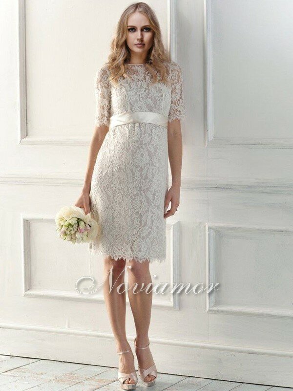 Wedding dresses with sleeves lace Photo - 7