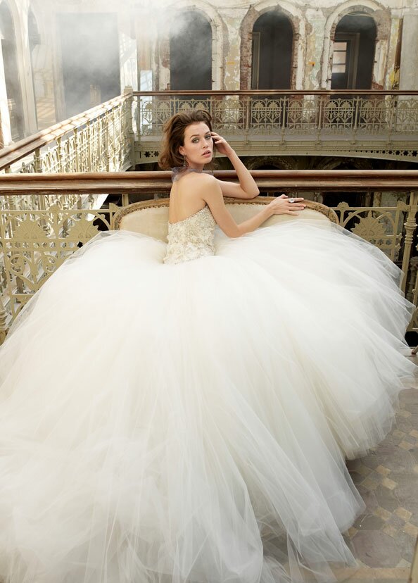 Wedding dresses with tulle skirt Photo - 5
