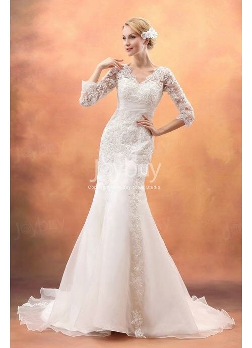 Long sleeve lace wedding dresses 2013 Photo - 6