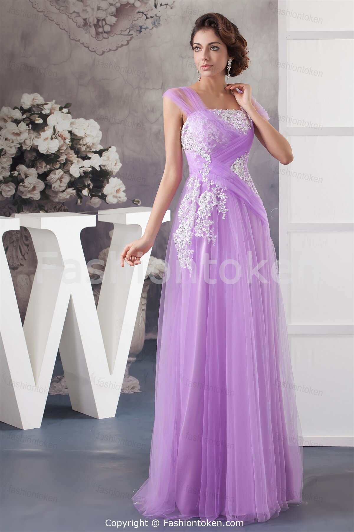 Light purple wedding dresses photo - 6
