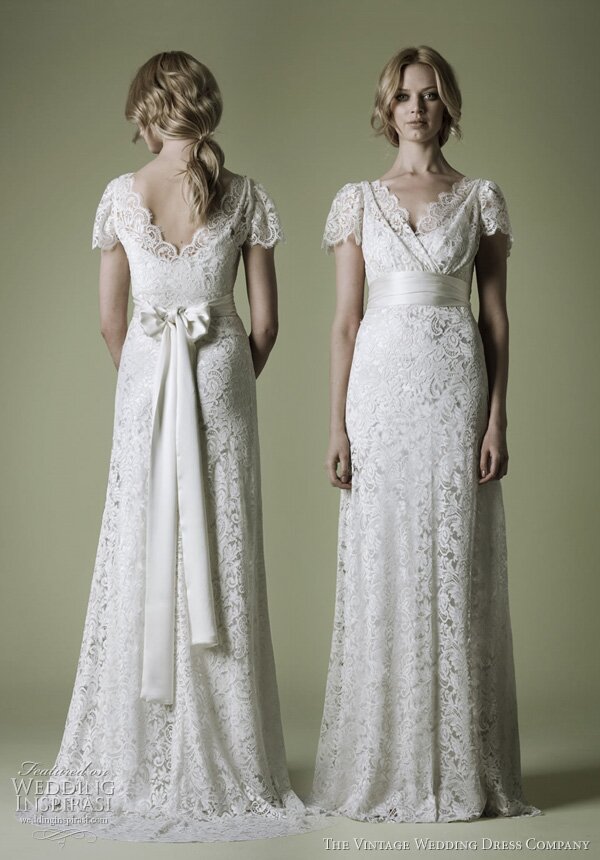 Wedding dress long lace sleeves Photo - 4