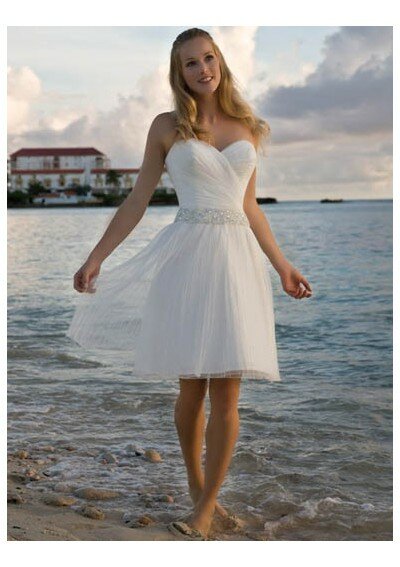 Beach short wedding dresses Photo - 6