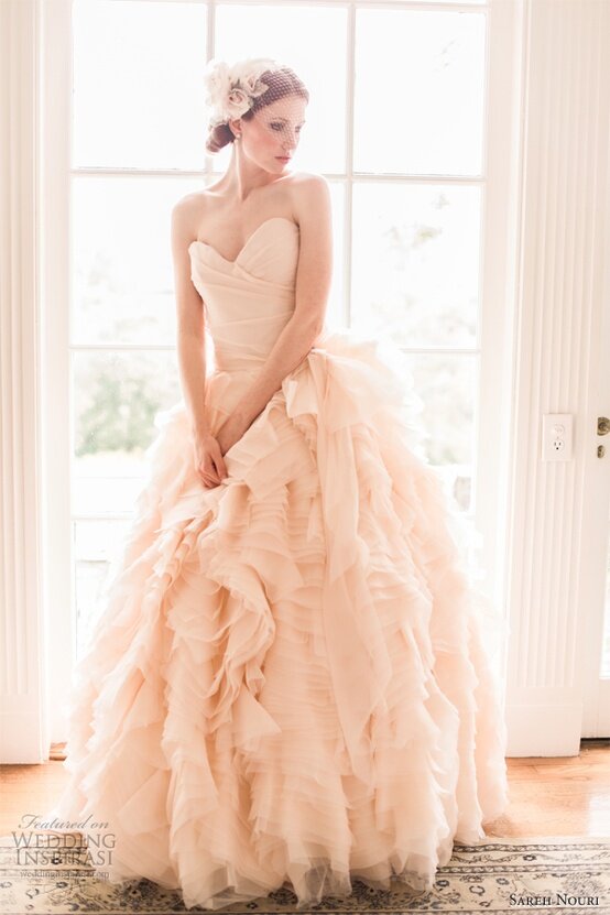 Blush wedding dresses 2013 Photo - 2