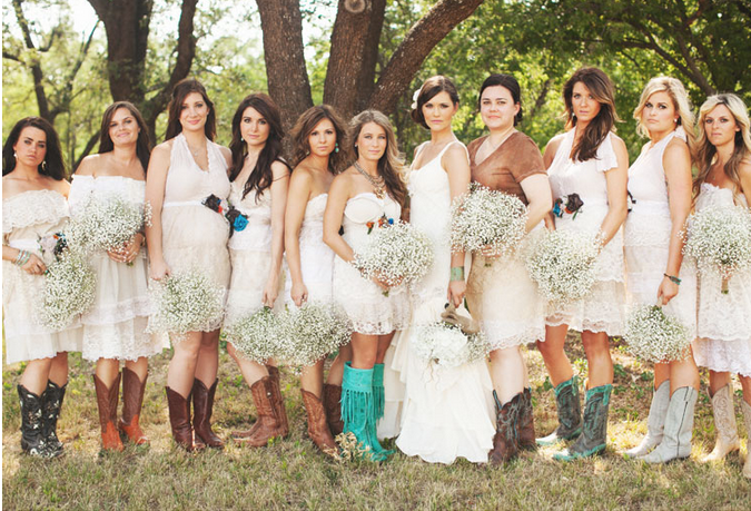 Country short wedding dresses Photo - 7