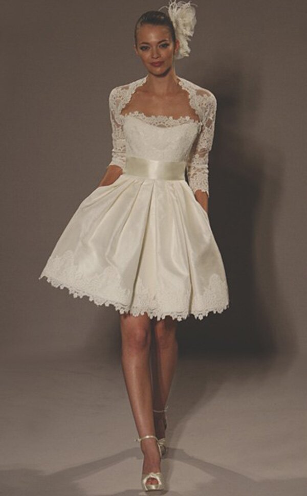 Couture short wedding dresses Photo - 7