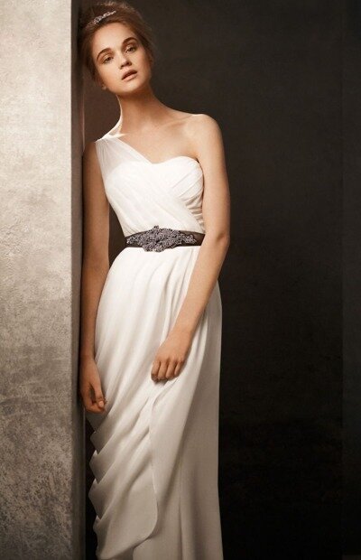 Vera Wang one shoulder wedding dresses Photo - 1