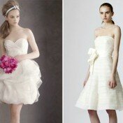 Vera Wang tea length wedding dresses Photo - 1