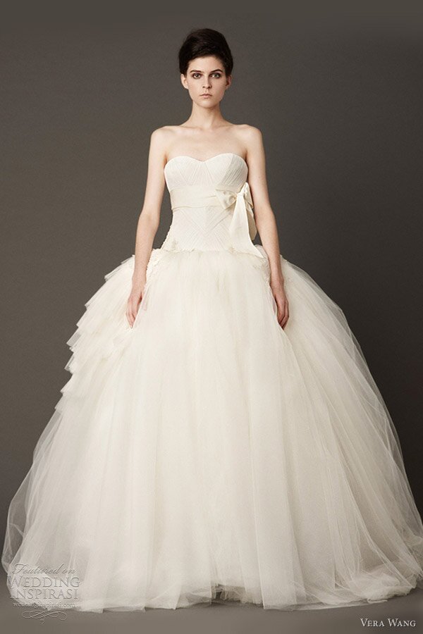 Vera Wang tulle wedding dresses Photo - 1