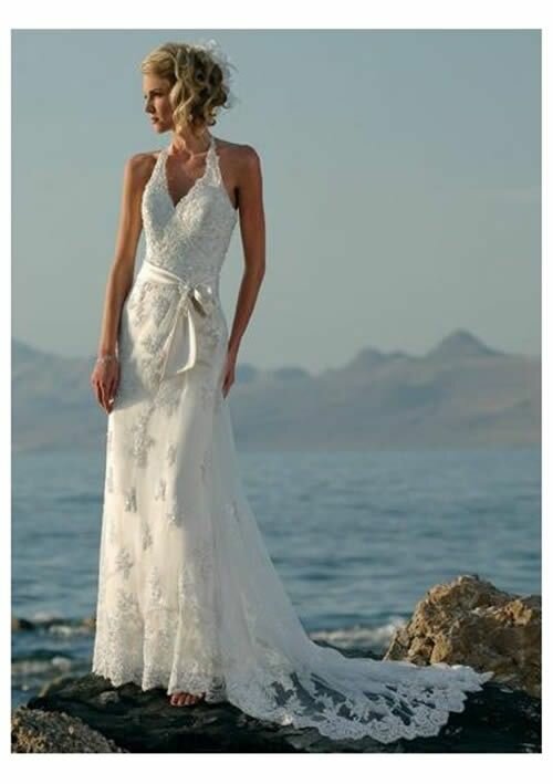 Wedding dresses for hawaiian beach wedding Photo - 2