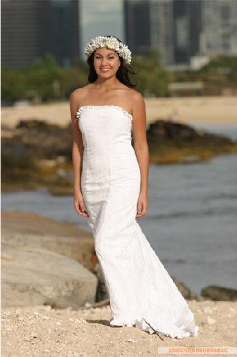 Wedding dresses for hawaiian beach wedding Photo - 4