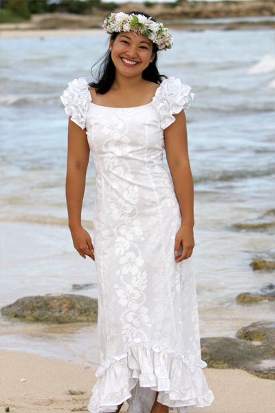 Wedding dresses for hawaiian beach wedding Photo - 5