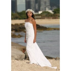 Wedding dresses for hawaiian beach wedding Photo - 6