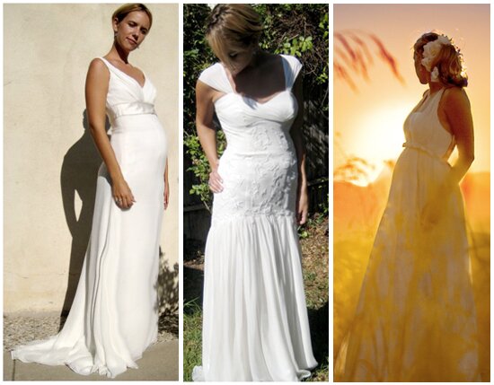 Wedding dresses for pregnant women Photo - 3