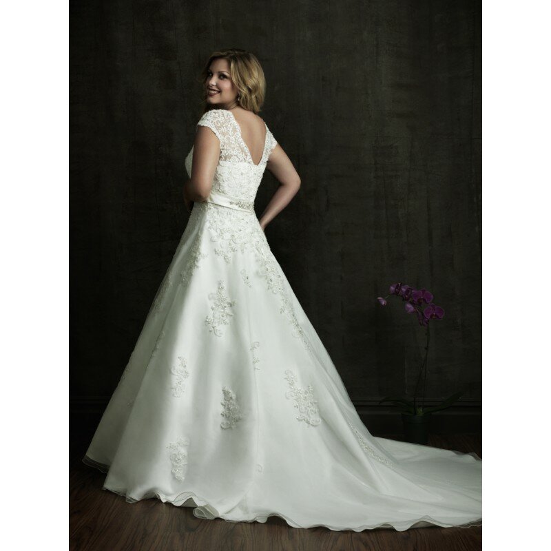 Wedding dresses with sleeves plus size Photo - 1