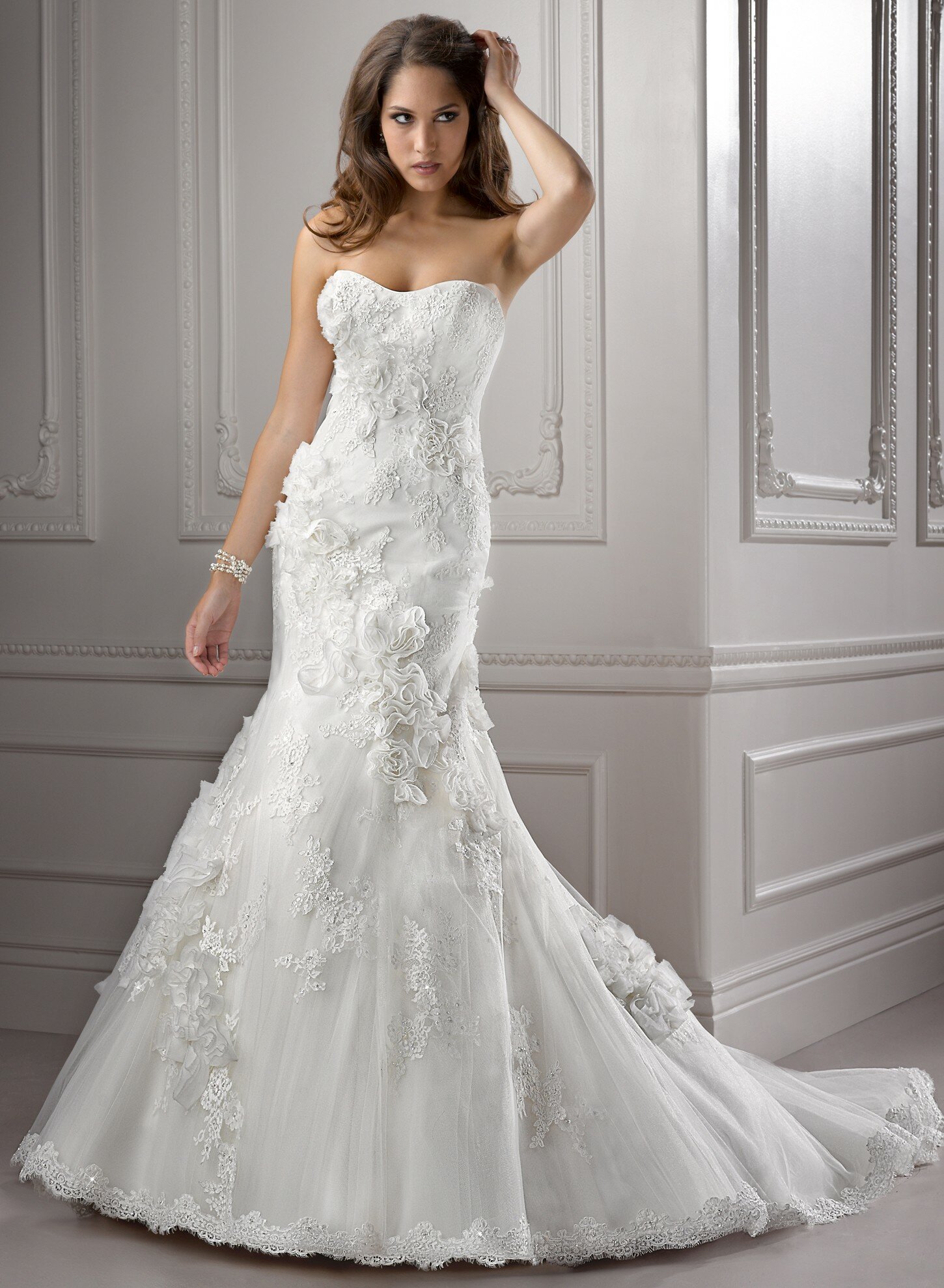 Wedding dresses with sleeves plus size Photo - 5