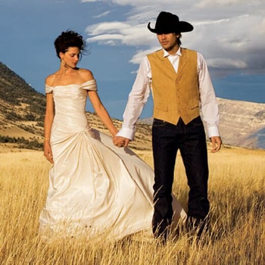 Western themed wedding dresses Photo - 4