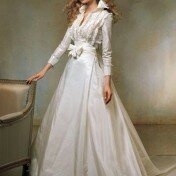 Long sleeve winter wedding dresses Photo - 1
