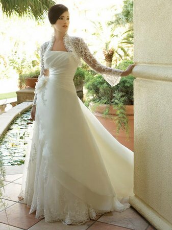 Long sleeve winter wedding dresses Photo - 5