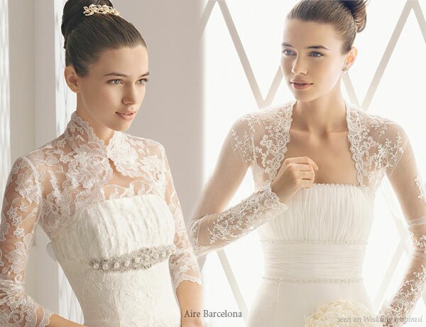 Wedding dresses with lace long sleeves Photo - 2